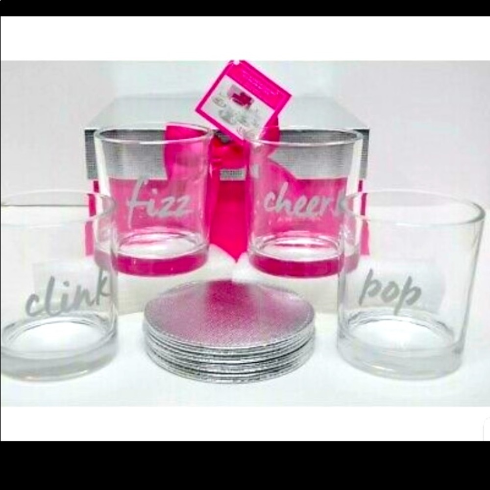 Ulta party glasses and coasters!  Girl night!!!